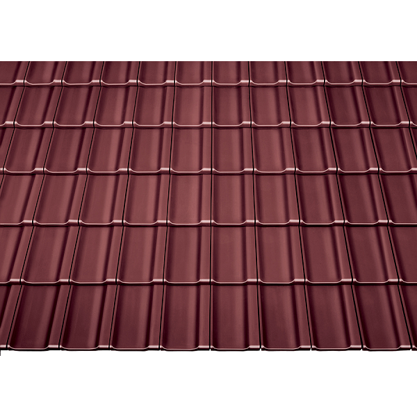 Керамічна черепиця Braas Топаз 11V, Червоне вино