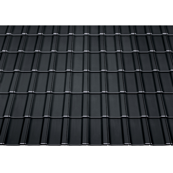 Керамічна черепиця Braas Топаз 11V, Глибокий чорний