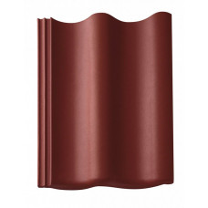 Цементно-піщана черепиця рядова, Harzer Pfanne, Star Matt, Вишневий, Braas