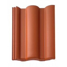 Цементно-піщана черепиця рядова, Taunus, Star Matt, Цегляно-червоний, Braas