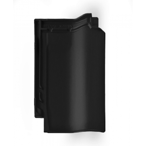 Керамічна черепиця Braas Рубін 11V, колір Глибокий чорний