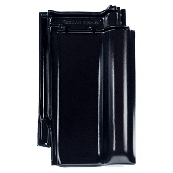 Керамічна черепиця Braas Рубін 13V, колір Чорний діамант