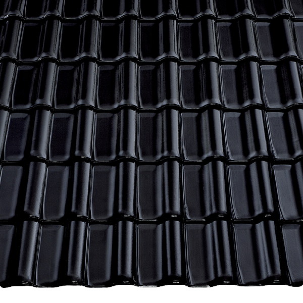 Керамічна черепиця Braas Hainstädter Rubin 11V, Tiefschwarz