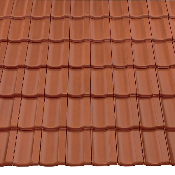 Керамічна черепиця Braas Топаз 13V, колір Мідний