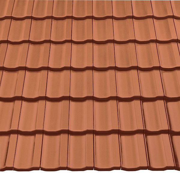 Керамічна черепиця Braas Топаз 13V, колір натуральний червоний