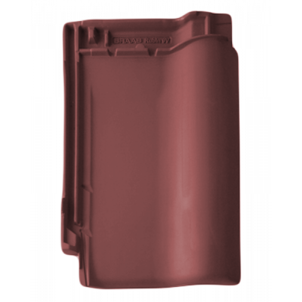 Керамічна черепиця Braas Рубін 9V, Червона лава