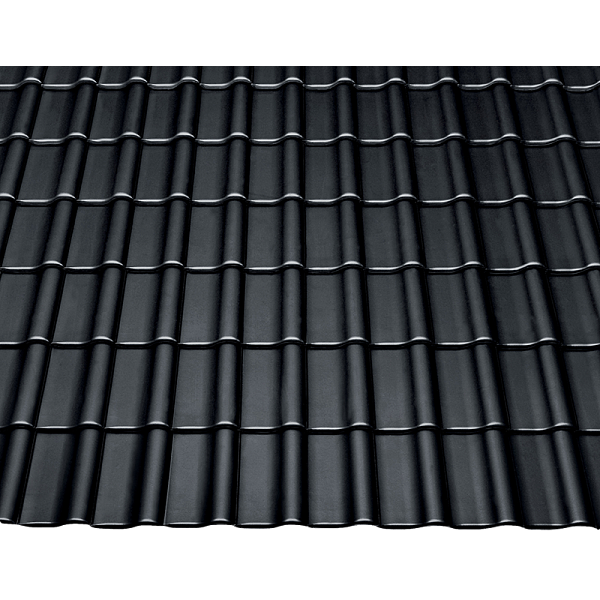 Керамічна черепиця Braas Рубін 15V, Tiefschwarz