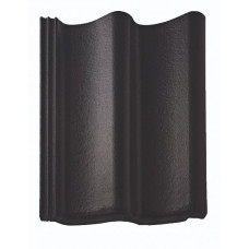 Цементно-піщана черепиця рядова, Doppel-S Aerlox, Чорний, Braas