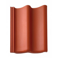 Цементно-піщана черепиця рядова, Doppel-S, Класичний червоний, Braas