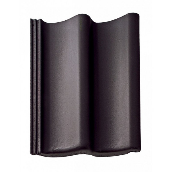 Цементно-піщана черепиця рядова, Doppel-S, Star Seidenmatt, Граніт, Braas