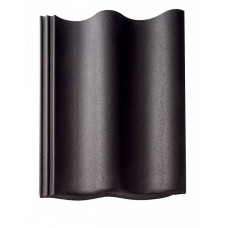 Цементно-піщана черепиця рядова, Harzer Pfanne 7, Граніт, Braas