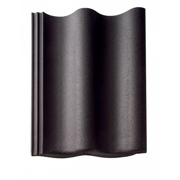 Цементно-піщана черепиця рядова, Harzer Pfanne 7, Граніт, Braas