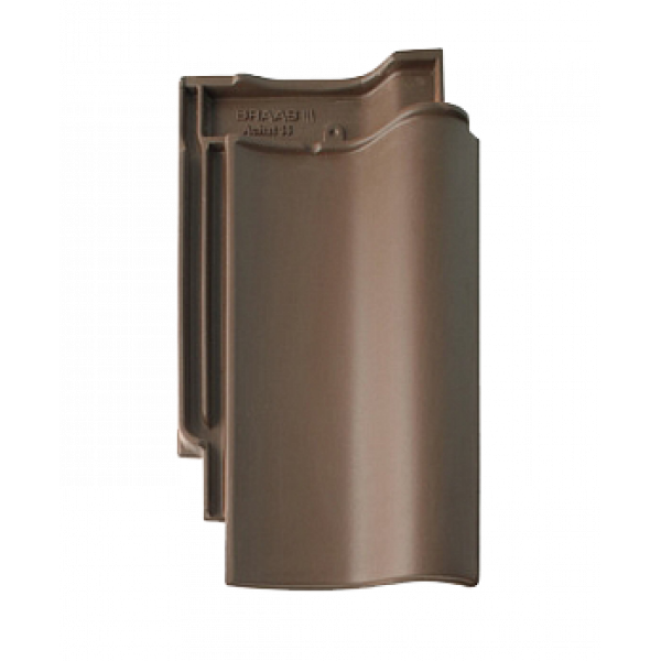 Керамічна черепиця Braas Агат 14V, колір Темно-коричневий