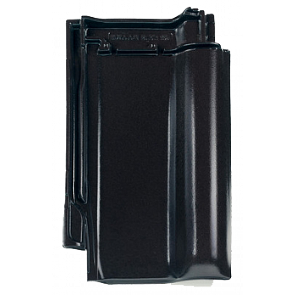 Керамічна черепиця Braas Рубін 13V, колір Глибокий-чорний