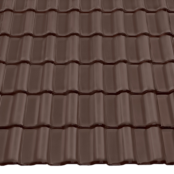 Керамічна черепиця Braas Heisterholzer Rubin 11V, Dunkelbraun