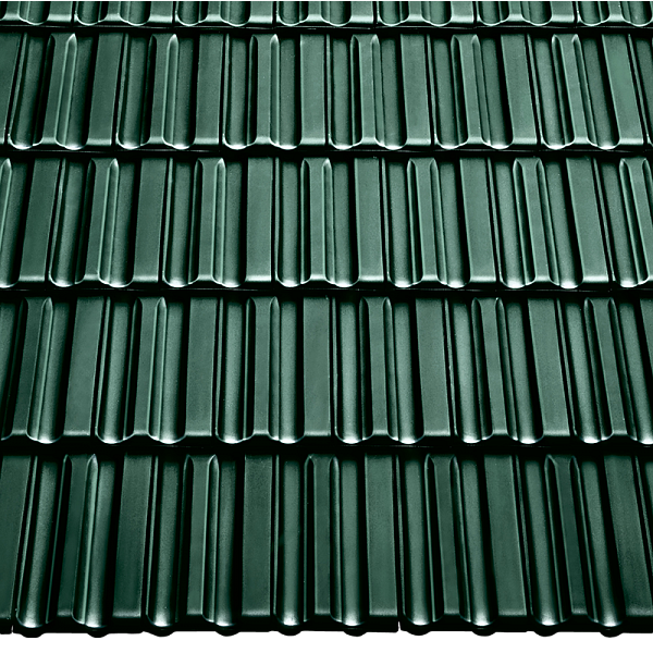 Керамічна черепиця Braas Гранат 13V, Зелена ялина