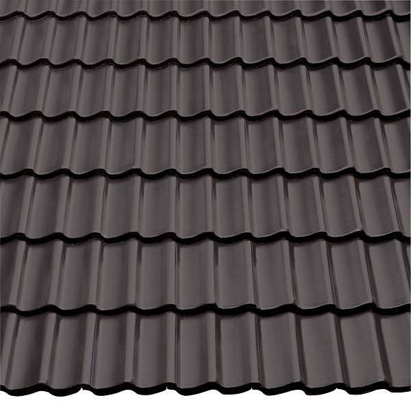 Цементно-піщана черепиця рядова, Doppel-S, Граніт, Braas