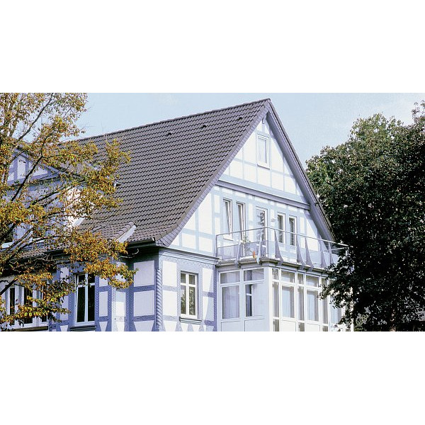 Цементно-піщана черепиця рядова, Doppel-S, Граніт, Braas