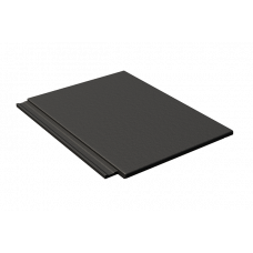Цементно-піщана черепиця рядова, Ево, Чорний, Braas