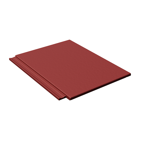 Цементно-піщана черепиця рядова, Ево, Вишневий, Braas