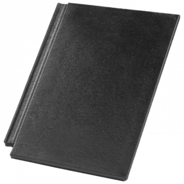 Цементно-піщана черепиця рядова, Тевіва, Чорний, Braas