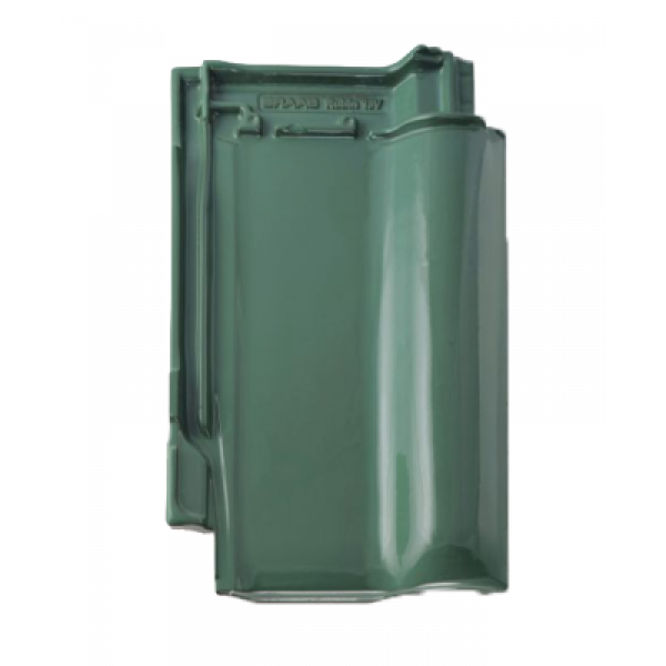 Керамічна черепиця Braas Rubin 13V, колір Блідо-зелений (нефритовий)