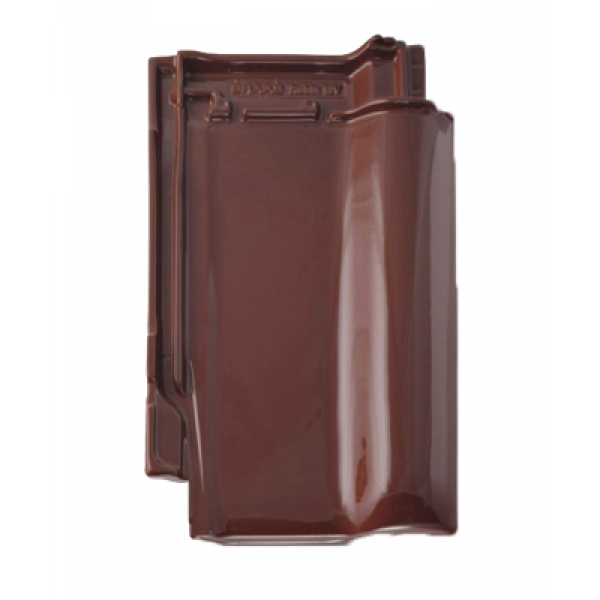 Керамічна черепиця Braas Rubin 13V, колір Деревний (коричневий)