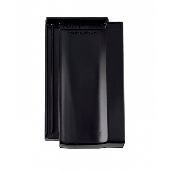 Керамічна черепиця Braas Топаз 13V, колір Глибокий чорний