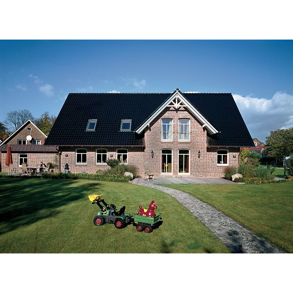 Керамічна черепиця Braas Агат 14V, колір Антрацит