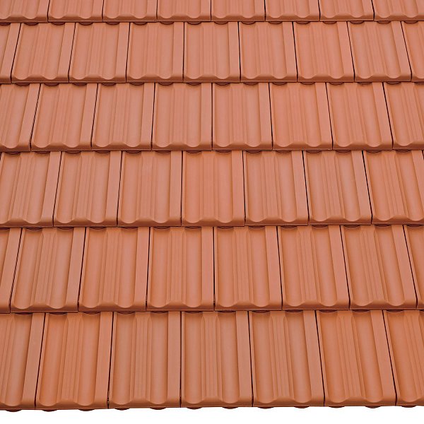 Керамічна черепиця Braas Гранат 11V, колір натуральний червоний