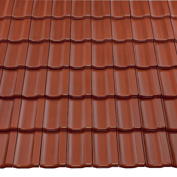 Керамічна черепиця Braas Топаз 13V, колір Каштан