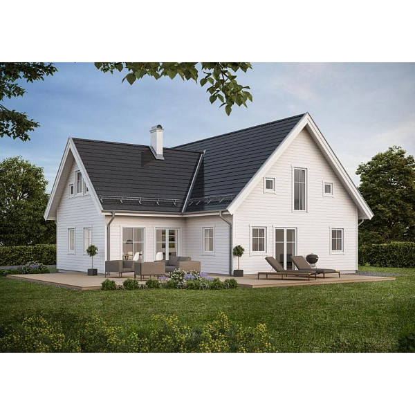 Цементно-піщана черепиця рядова, Ево, Чорний, Braas