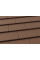Цементно-піщана черепиця рядова, Ево, Коричневий, Braas