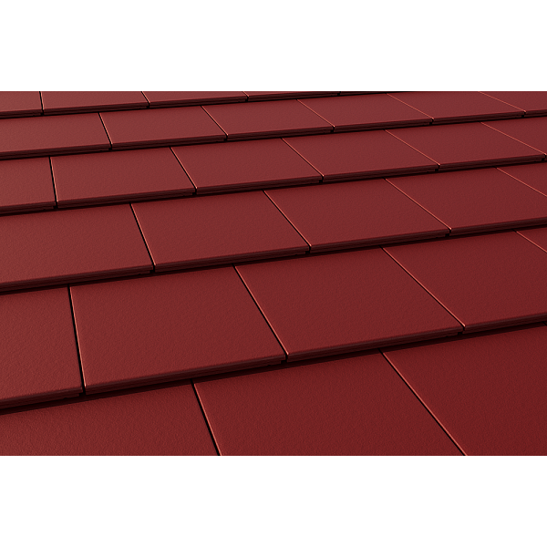 Цементно-піщана черепиця рядова, Ево, Вишневий, Braas