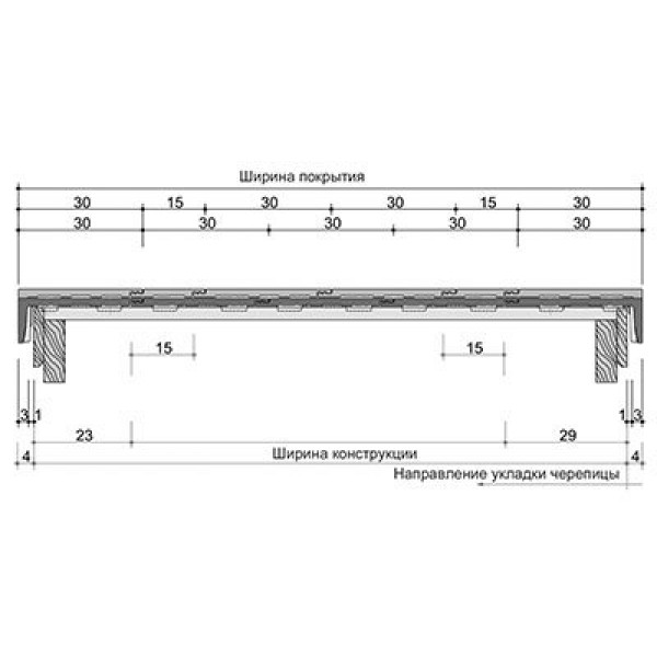 Цементно-піщана черепиця рядова, Тевіва, Графіт, Braas