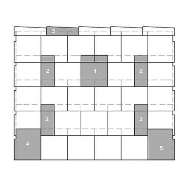 Цементно-піщана черепиця рядова, Тевіва, Графіт, Braas