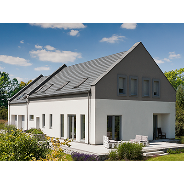 Цементно-піщана черепиця рядова, Тевіва, Графіт, Braas