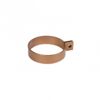 Хомут труби, пвх, d-90 мм, мідний, BRYZA