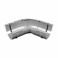 Кут зовнішній 90 гр, пвх, d-125 мм, білий, BRYZA