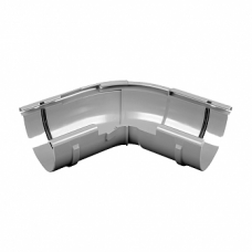 Кут зовнішній 90 гр, пвх, d-125 мм, білий, BRYZA