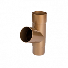 Трійник труби, пвх, d-90 мм, мідний, BRYZA