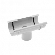 Лійка для слива, пвх, d-125 мм, білий, BRYZA