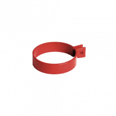 Хомут труби, пвх, d-110 мм, червоний, BRYZA