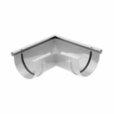 Кут зовнішній 90 гр, пвх, d-75 мм, білий, BRYZA