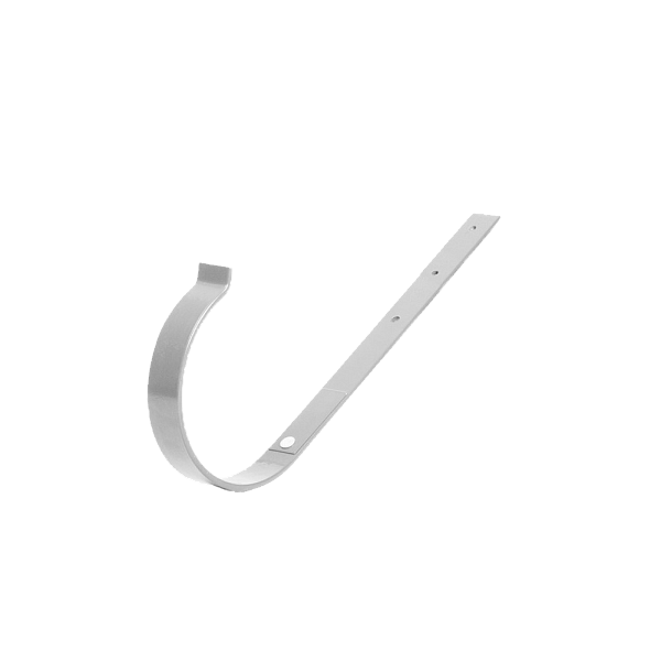 Гак жолоба прямий, d-150 мм, білий, BRYZA