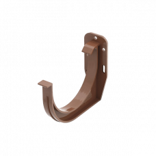 Гак  жолоба, пвх, d-150 мм, коричневий, BRYZA