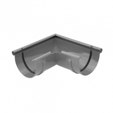 Кут зовнішній 90 гр, пвх, d-150 мм, графіт, BRYZA