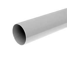 Труба водостічна, пвх, L-3 м, d-63 мм, білий, BRYZA