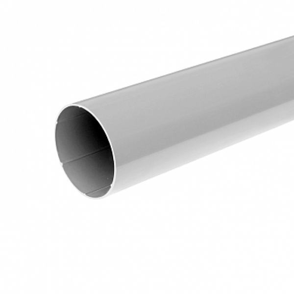 Труба водостічна, пвх, L-3 м, d-63 мм, білий, BRYZA