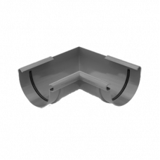 Кут внутрішній 90 гр, пвх, d-150 мм, графіт, BRYZA